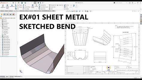 sheet metal bending solidworks|solidworks sheet metal sketched bend.